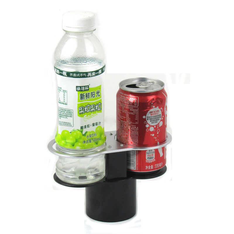 Auto Bekerhouder Dubbele Gaten Auto Water Drinken Fles Dranken Koffie Mount Stand Organizer In de Auto Zwarte Auto Levert