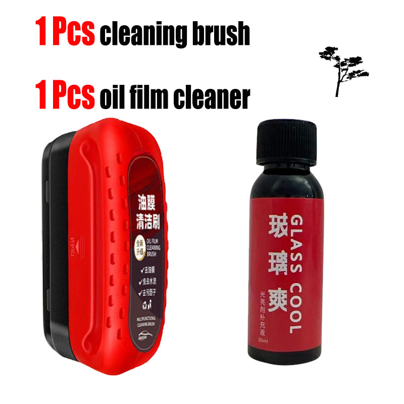 Windshield Cleaner Oil Film Cleaning Brush Set Window Supplies Automotive Liquid Clean Lenses Screens Detergent Removal Phone: LILY
