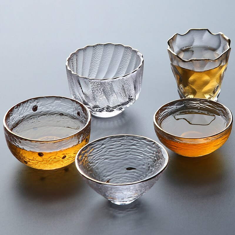 Tangpin varmebestandig gjennomsiktig glass tekopp til te glass tekopp kung fu kopp