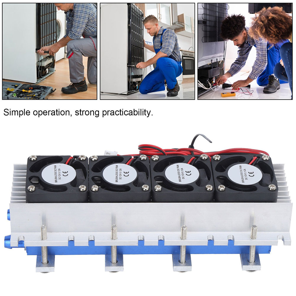 Koelkast Thermo-elektrische Peltier Koeler Waterkoelapparaat DC 12V 288W Halfgeleiderkoelkast Elektronische Componenten
