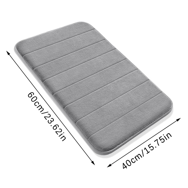 60 x 40cm badrums halkfri matta snabb vattenabsorberande matta mjuka badrumsmattor toalettgolvmatta heminredning