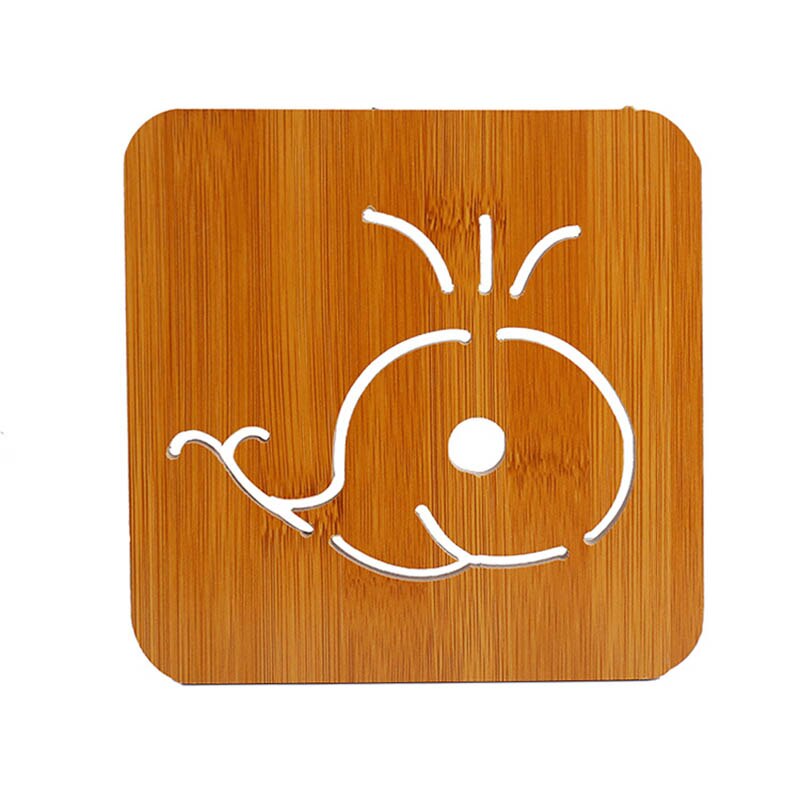 Placemats voor op tafel placemats bureau tafelmatten keukenaccessoires pot beker tegen bloesem bamboe onderzetters isolatiematten