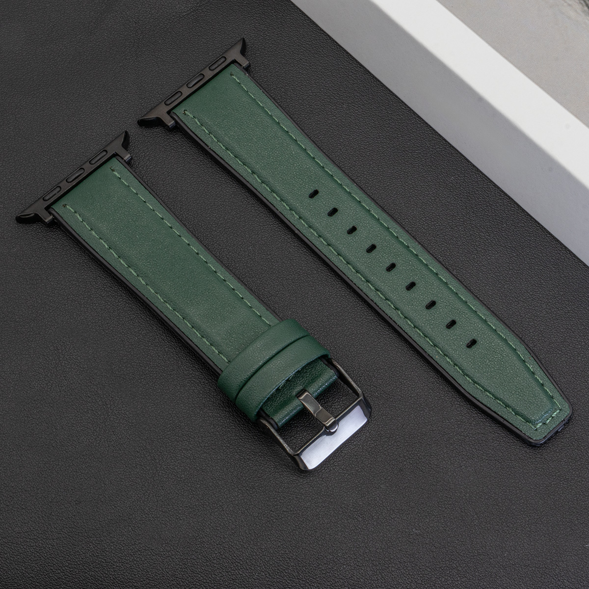 Lederen band voor Apple Watch Band Ultra 2 49 mm 10 9 8 7 46 45 41 mm voor IWatch-serie 6SE 5 4 44 mm 40 mm Correa