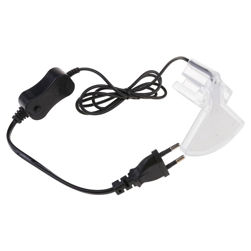 EU 100-240V LED Clip-on Fish Tank Aquarium Lighting Bulb White Light P9YB