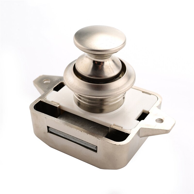 Quadratischer Druckgriff Mit Schloss - Schubladenriegel Für Wohnwagen, Boote & Möbel