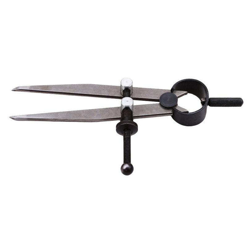 Divide Scriber Wheel Compass Leather Stitch Hole Distance Measure Compass Leather Divider Tool Carbon Steel Scriber