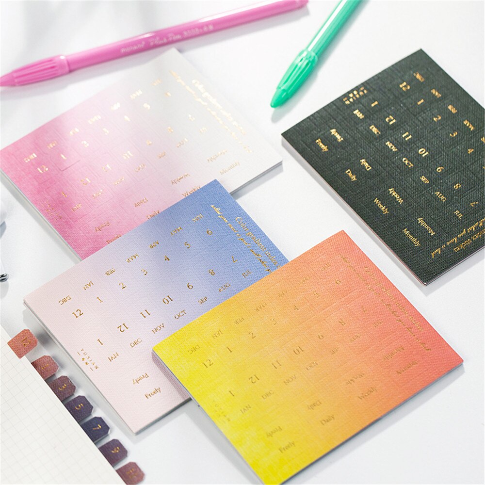 110 arkkia kaltevuus värit indeksi tarrat tee itse scrapbooking tarra luokittele merkit kawaii paperitavarat päivittäinen suunnittelija etikettitarrat