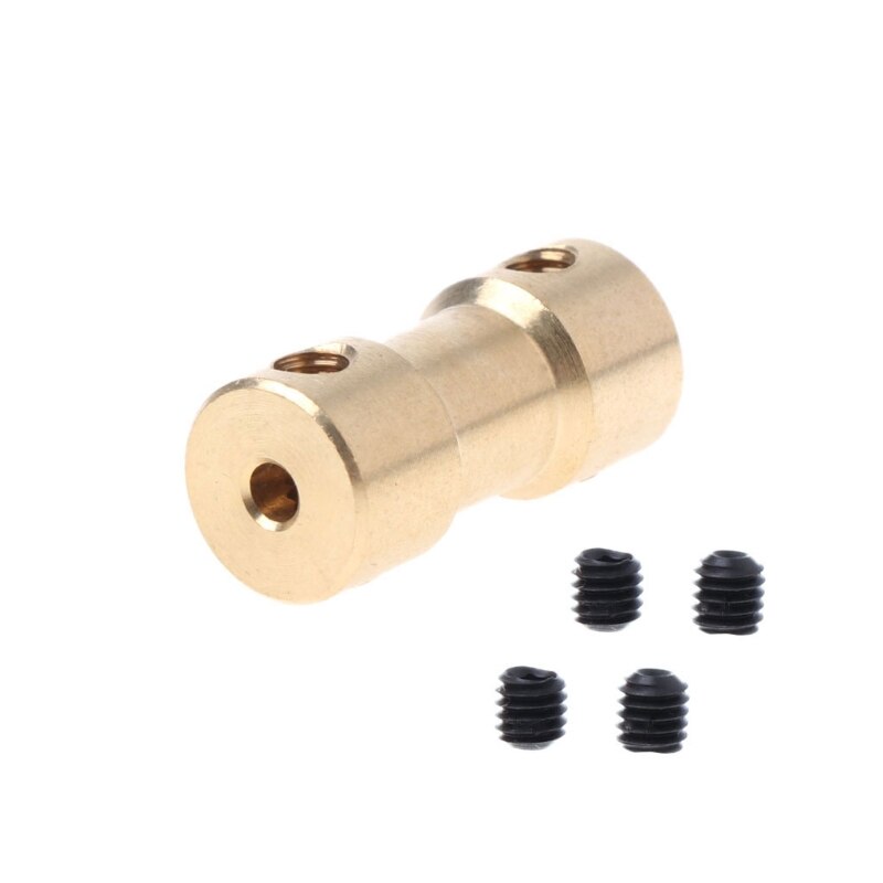 2-5mm Motor Copper Shaft Coupling Coupler Connector Sleeve Adapter US