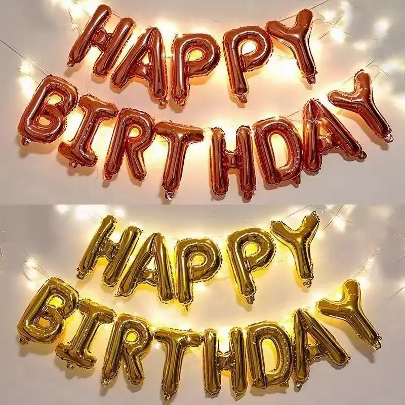 Balloner festartikler fødselsdagsdekoration tillykke med jubilæet babyshower pige dreng kønsafsløring børns blå folieballon