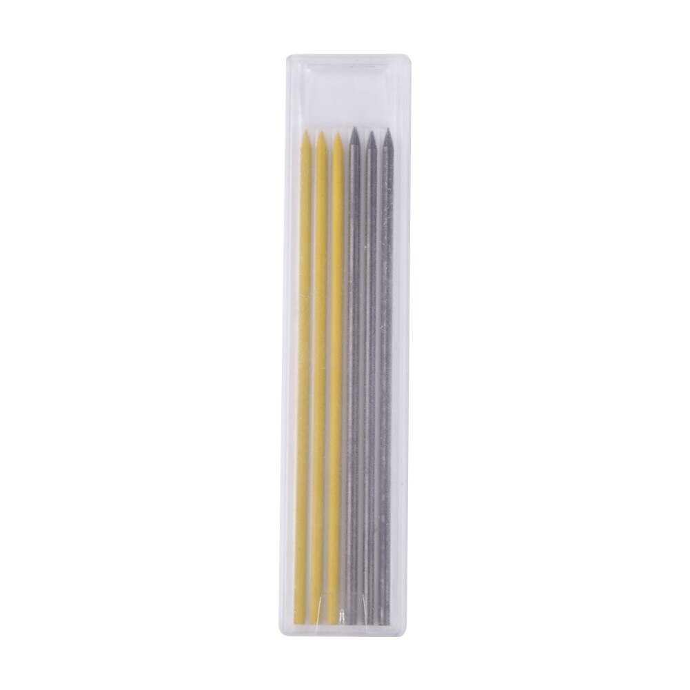 Solid Carpenter Pencil Set Woodworking Tools Mechanical Pencil 3 Colors Refill Construction Job Tools Carpentry Marking Scriber