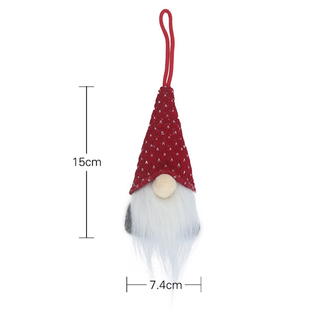 Kerst Gnome Santa Faceless Pop Opknoping Hanger Leuke Hoed Decoratie Kid Opknoping Ornamenten Xmas Decor Voor Thuis