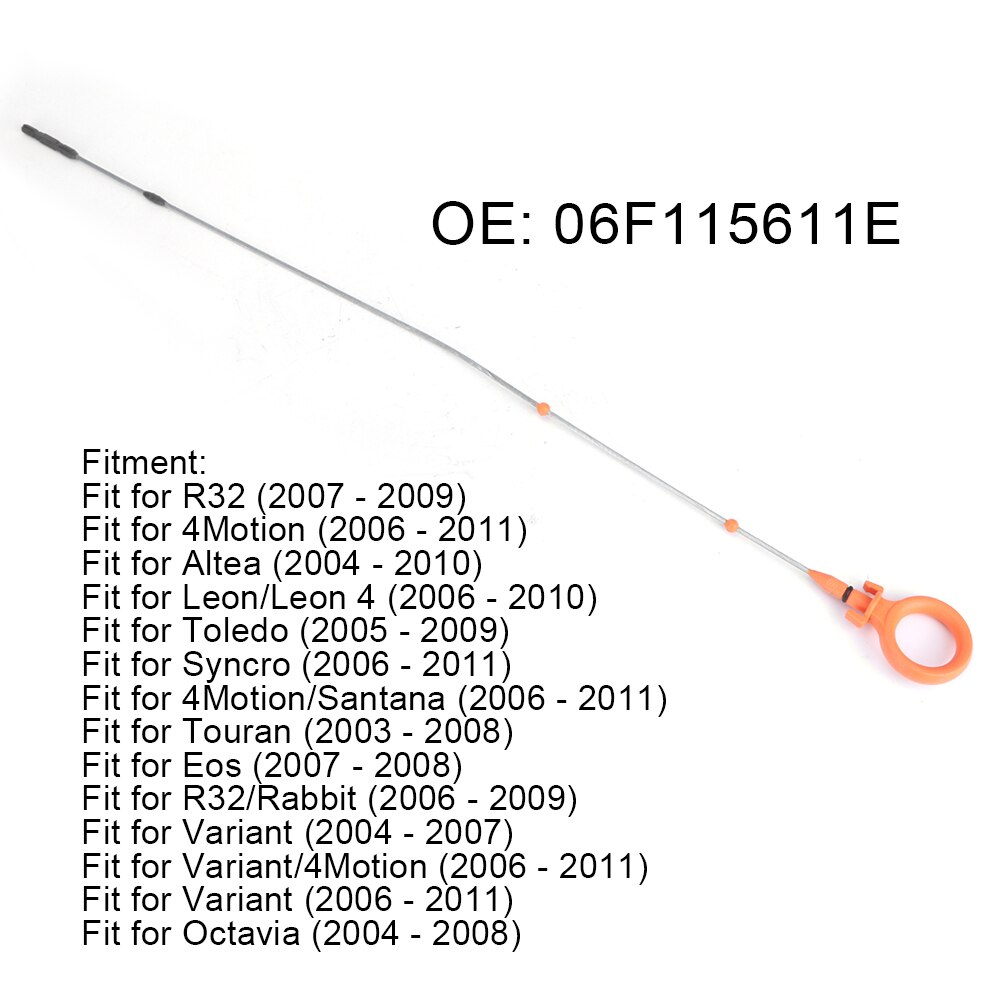 Motorolie vloeistof peilstok peilstok meter 06 f 115611e geschikt voor  r32/ rabbit/variant auto accessoires