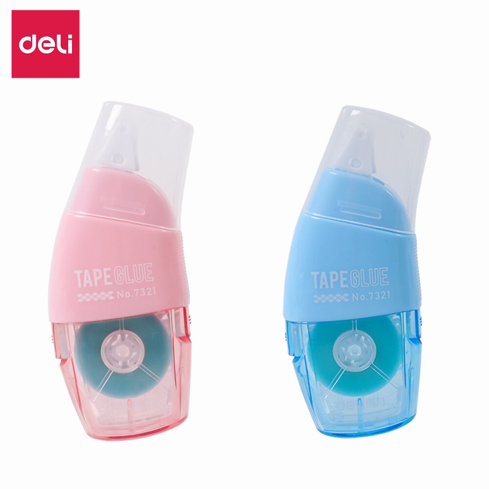 Deli Adhesive Roller With Refill Double Sided Adhesive Dots Stick Glue Dot Liner Petit Disposable DIY office school