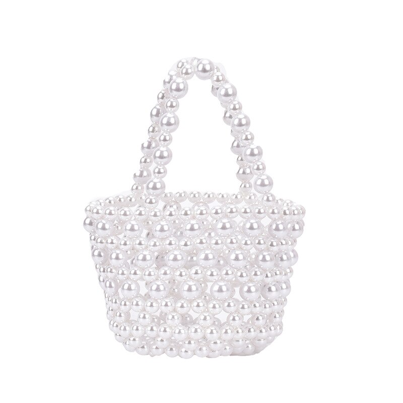 Popular Vintage Charm Pearl Bag Women's Net in Summer Shoulder Bag Women's Makeup Bags