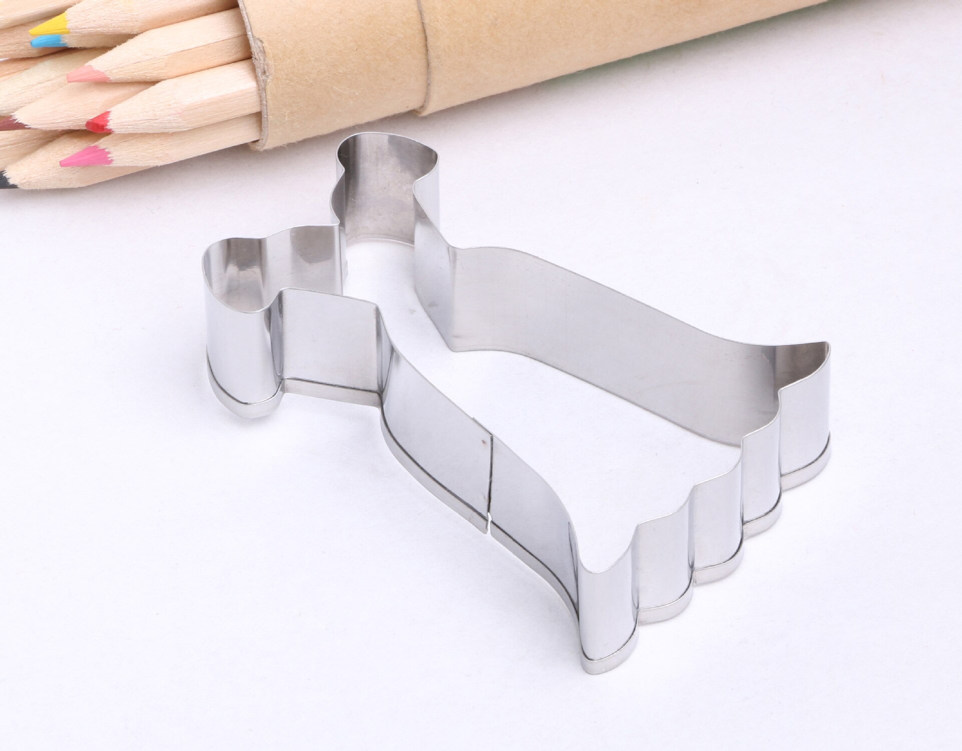 1pc Lovely Stainless Steel Metal Dress Cookie Cutter Kitchen Bakeware DIY Craft Pastry Biscuit Mold E418