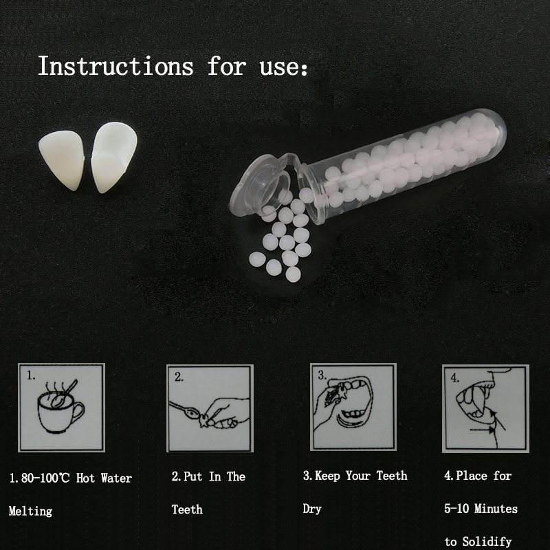 1 par de colmillos para de Cosplay, decoración DIY, disfraz de vampiro de resina para Halloween, accesorios de dientes postizos con pegamento adhesivo, dentaduras postizas para