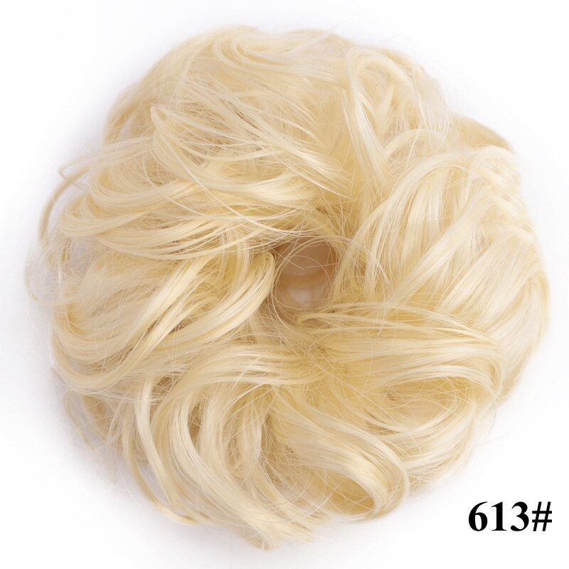 Moño de pelo sintético AISI BEAUTY, moño de goma elástica para el pelo, moño negro o marrón, extensores de goma para el pelo: 613