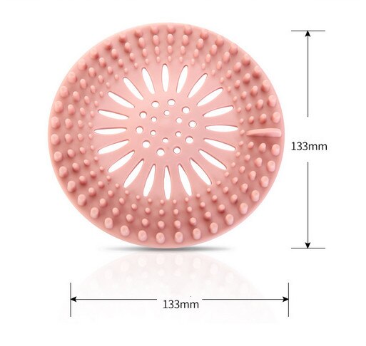 3 teile/los Silikon Waschbecken Sieb Sammeln Abfluss Kanalisation Haar Filter Schlecht Stopper Boden Küche Zubehör Spielereien Siebe GYH