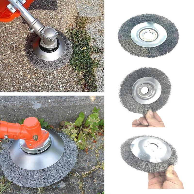 1 Pc Staaldraad Wiel Tuin Borstel Grasmaaier Blade Trimmer Blades Head Trimmer Tuin Metalen Kop Trimmer Gras S9D0
