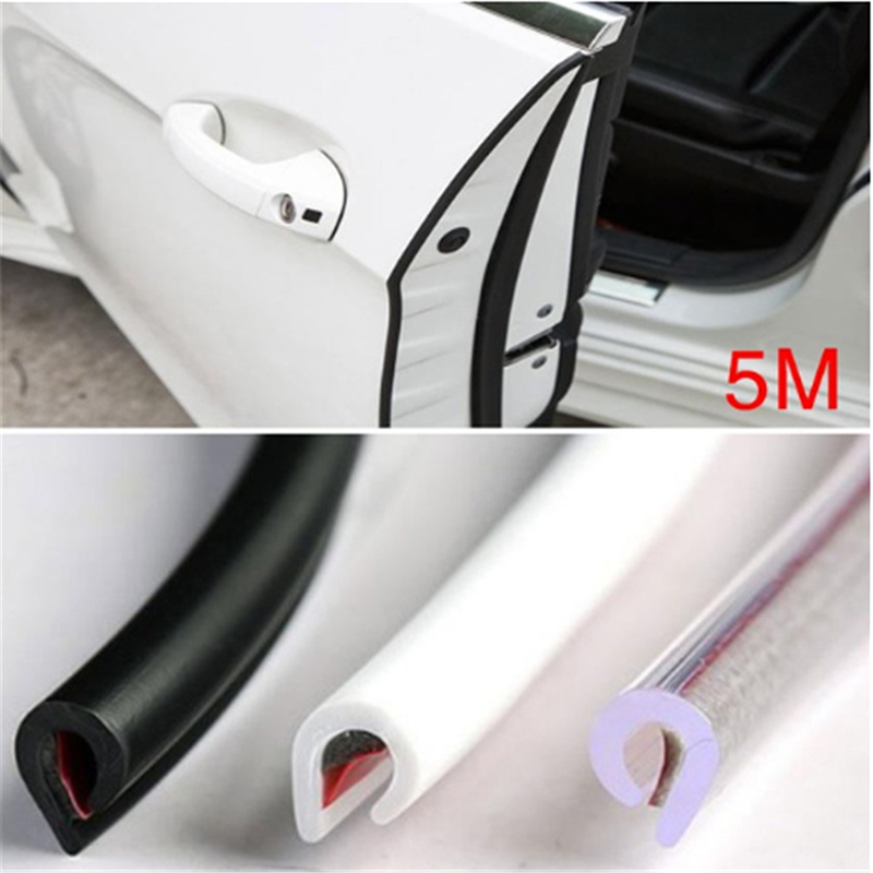 5m Auto Universal- Autotür kante Gummi Kratz schutz Formst reifen Schutzst reifen Dichtung Anti-reiben DIY Auto-Styling