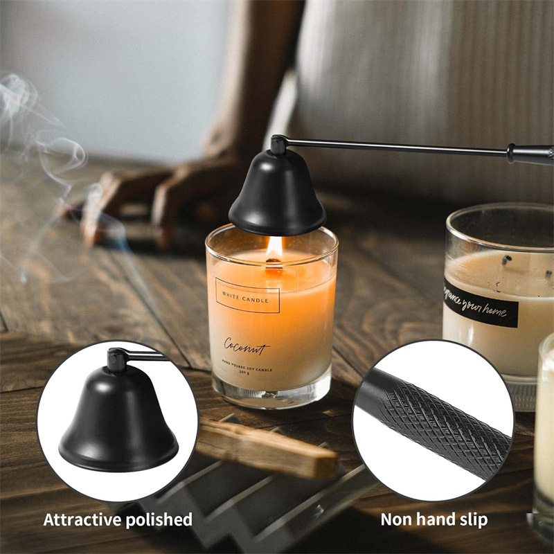 1/3 Uds. Tijeras recortadoras de mechas para velas, ganchos para extintor, juego de accesorios para velas, herramienta para velas para el cuidado del hogar, portátil de acero inoxidable