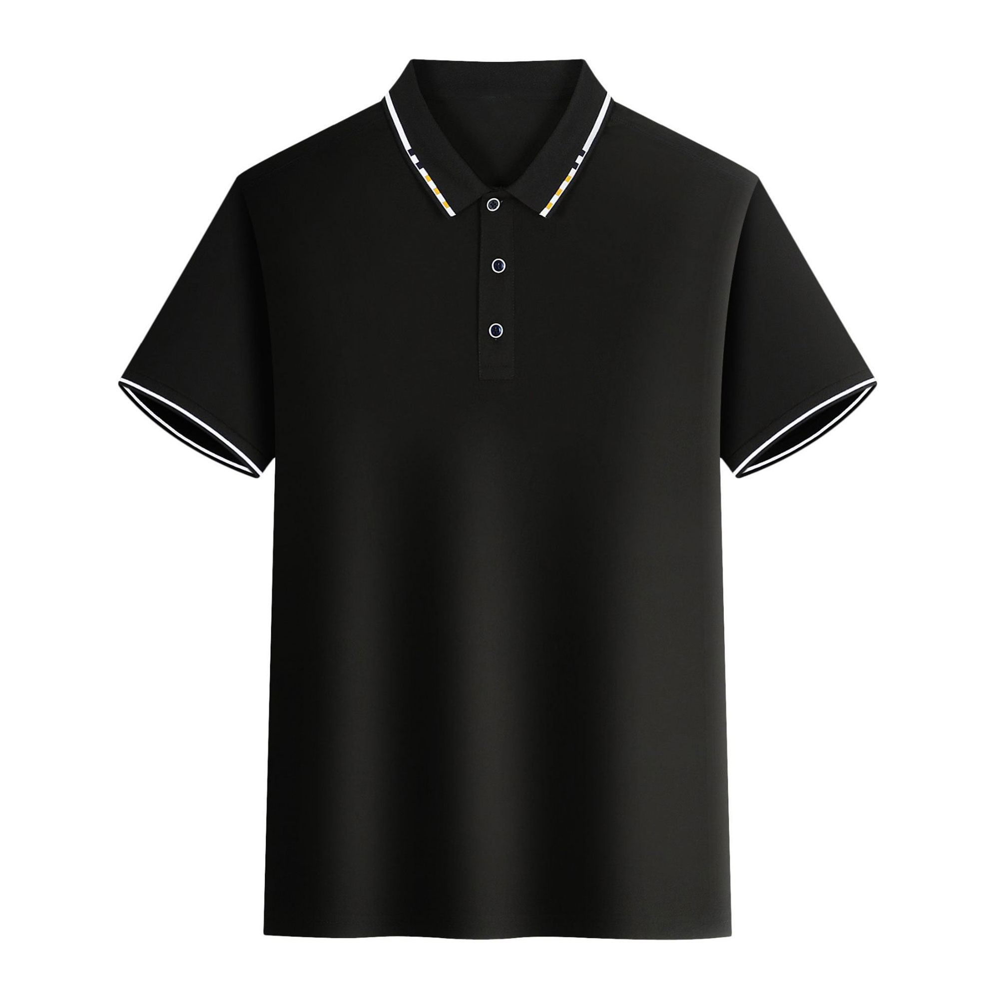 Polo d'été décontracté à manches courtes pour hommes, T-shirt à revers de couleur, à la