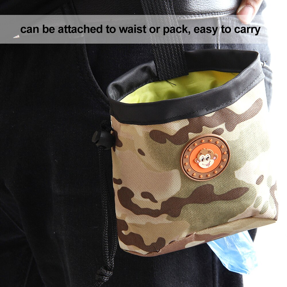Portable Detachable Dog Training Treat Bags Doggie Pet Feed Pocket Pouch Outdoor Puppy Food Saver Snack Reward Waist Bag