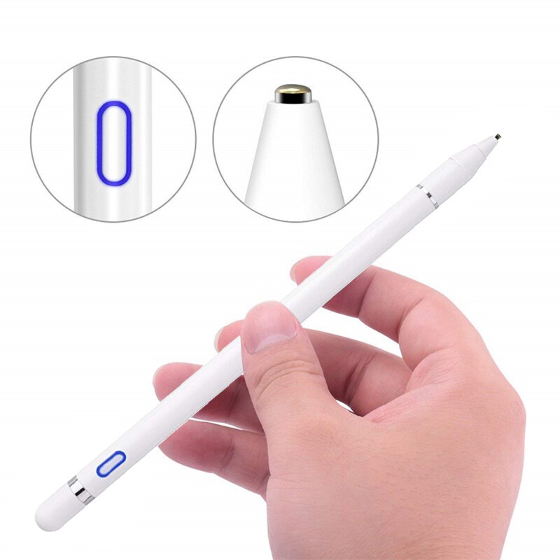Rechargeable Capacitive Touch Pen Pencil Stylus Pen Capacitance High Precision Touch Pen For Apple Samsung iPhone iPad Pro mini