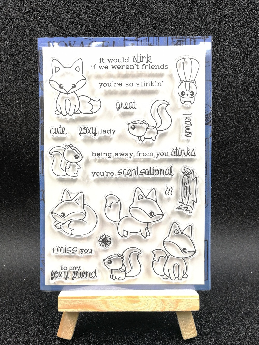 FOX clear stamp/Seal for DIY scrapbooking/photo album Decorative clear stamp A1206