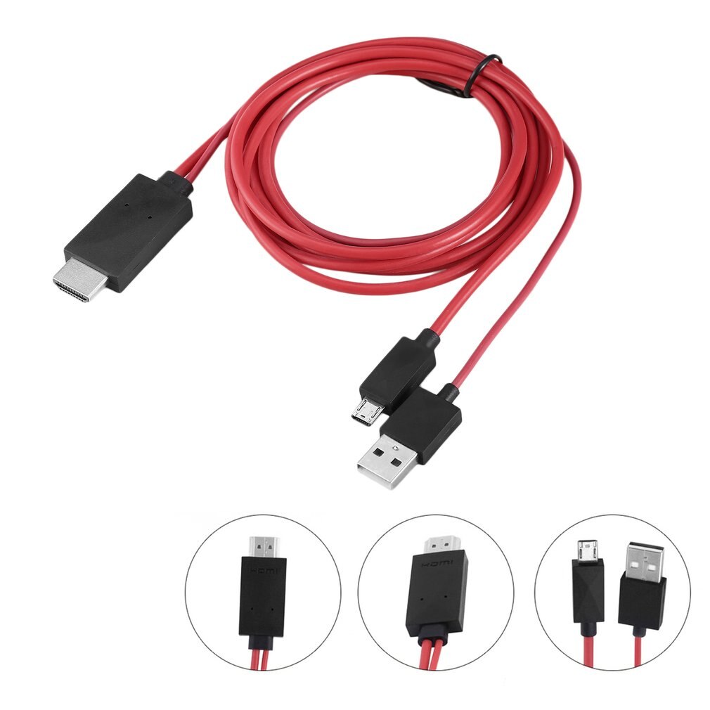 Micro USB to HDMI Cable 1080P MHL HDTV Cable Adapter Converter for Samsung Huawei Sony HTC LG