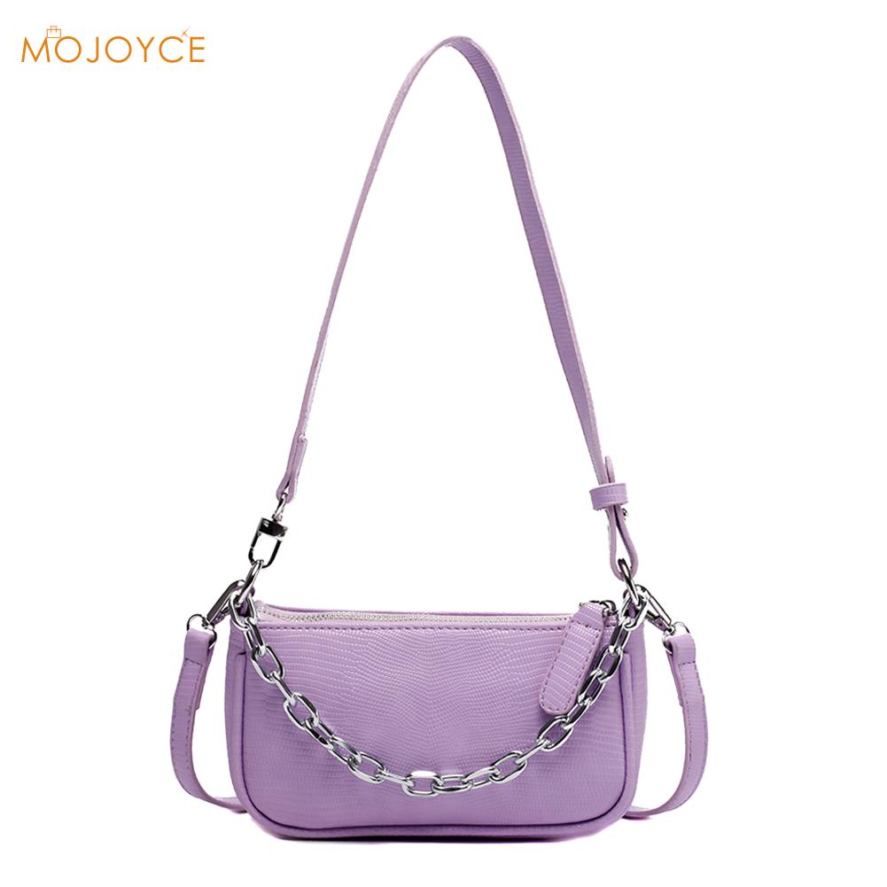 Frauen retro aufbringen Schulter Tasche Schulter Umhängetasche Leder Kette Damen Schulter Bote Sattel Handtasche