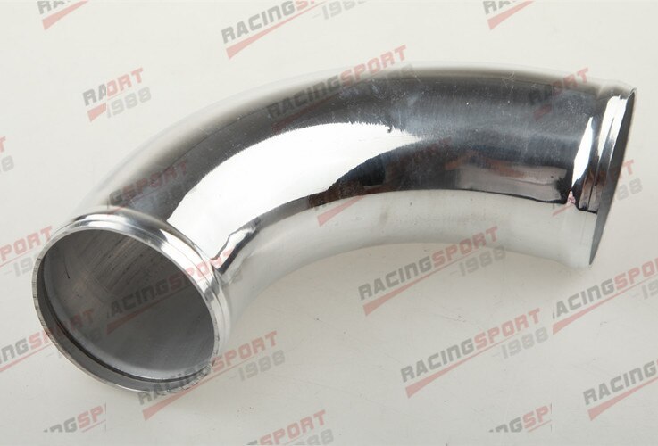 3" Inch OD 90 Degree Aluminum Turbo Intercooler Pipe Piping Tube Tubing L=300mm