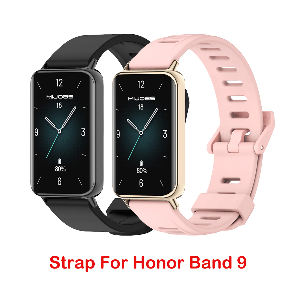 Para Huawei Honor Band 9 correas de silicona pulsera de reloj suave Correa deportiva reemplazo para Honor Band 9 Correa