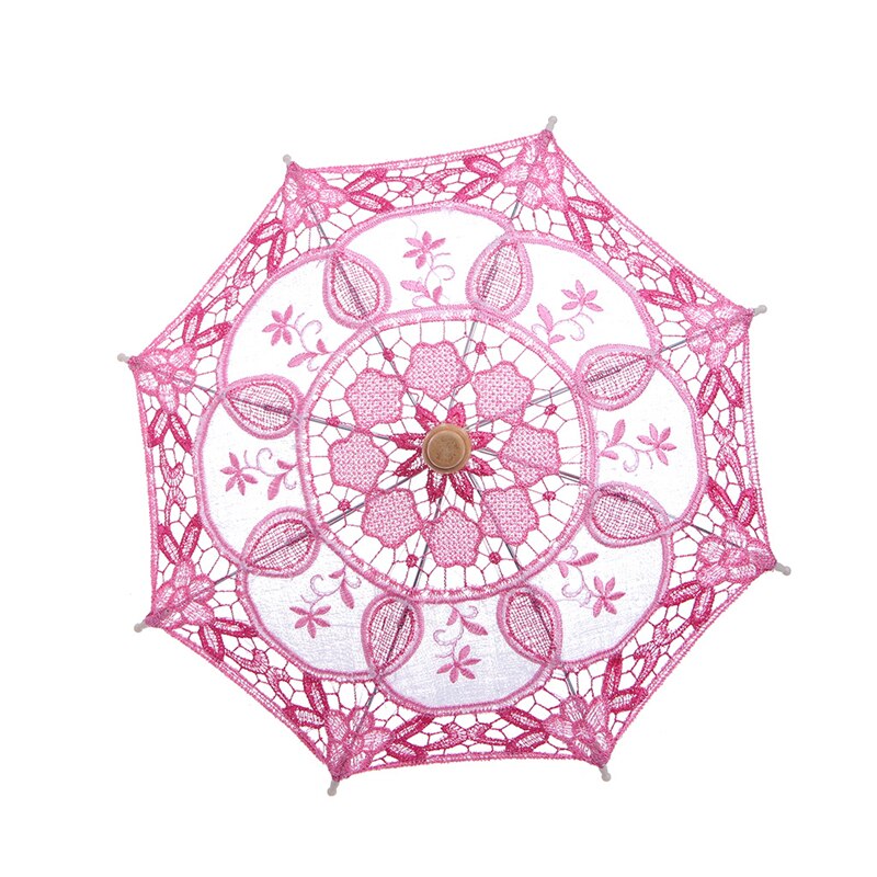 Sombrilla de papel de estilo tradicional chino, superventas, sombrilla de encaje bordado para decoración de boda