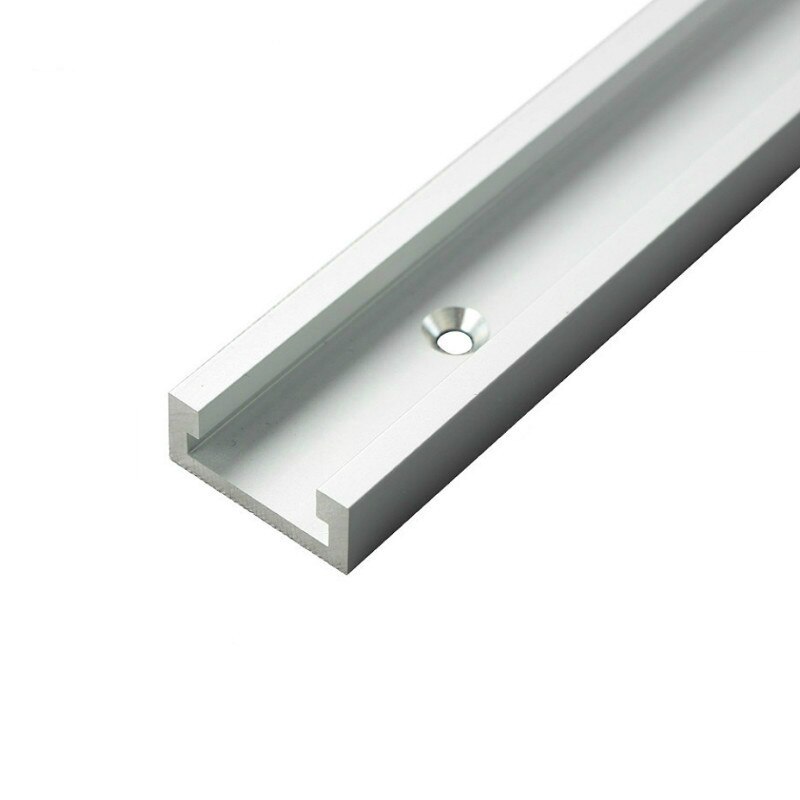 T-track Slot Miter Track T Screw T Slider 30 Model Aluminium Alloy Jig Fixture Pressure Woodworking DIY Tool 300-800MM: Silvery / 400mm