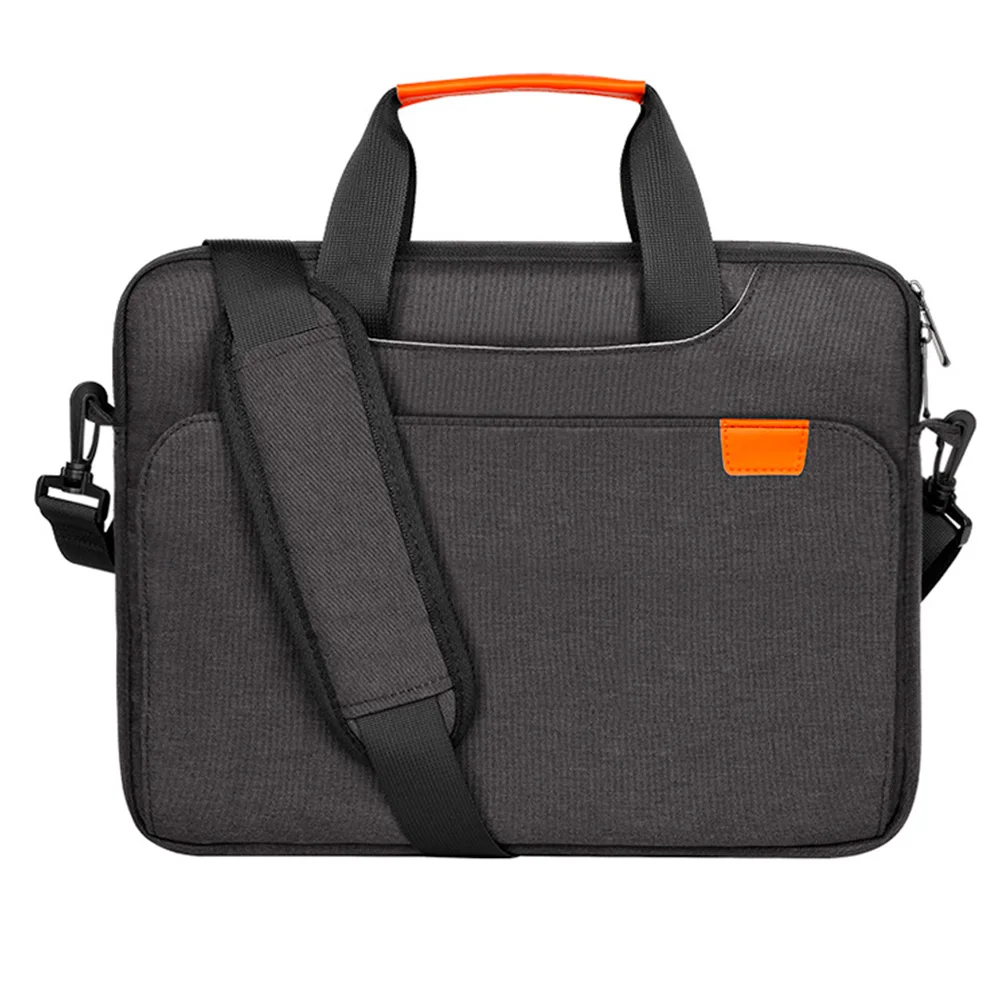 Laptop Shoulder Bags Case 14.1 15.6 17.3in Shoulder Notebook Bag for Macbook Air Pro M1 M2 Lenovo Dell Huawei Handbag Briefcase: 12" / Navy Blue