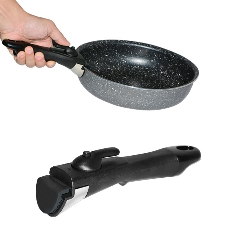 Universal Outdoor Pot Handle Removable Pan Handle Replacement Anti-Scalding Clip Hand Grip for Kitchen Cookware G99D