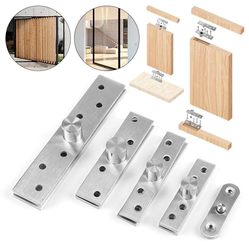 Stainless Steel Door Pivot Hinge Location Shaft Positive Axis Eccentric Shaft for Door Cabinet Cupboard Furniture Hardware