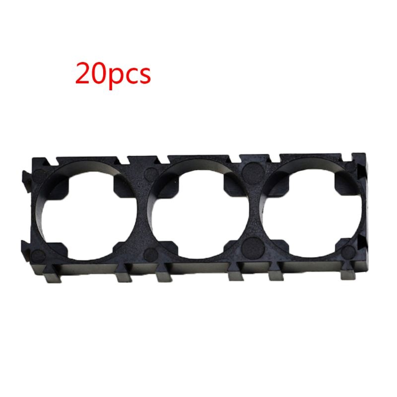 20PCS di Sicurezza 1x3 Batteria Supporto Della Staffa Anti Vibrazione Delle Cellule di Plastica Del Basamento Staffe per 21700 Batterie Pack