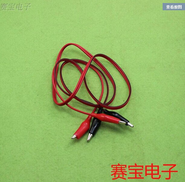 1 stk dobbelt-ende prøveledninger krokodille roach clip jumper wire