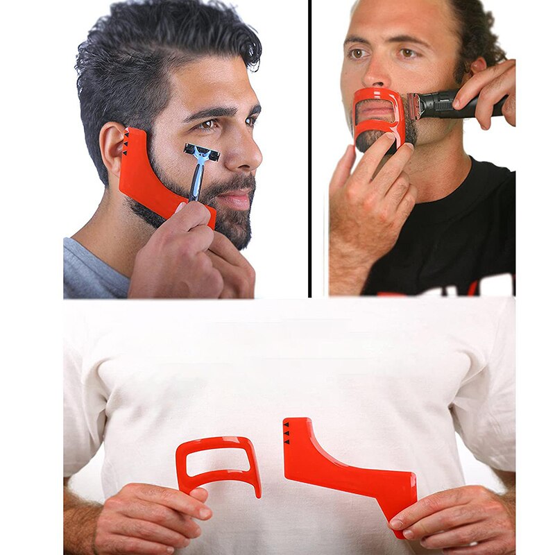 Mustache Beard Styling Template Tools For Men Shave Shaping Template Beard Style Comb Care Tool