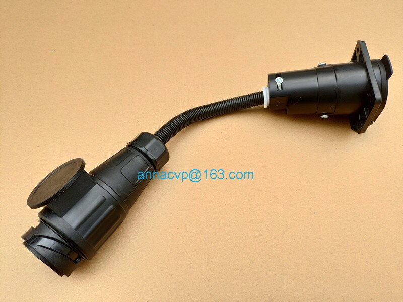 CVP trailer plug adapter 13 pin male trailer plug to 7 pin RV blade socket connector trailer boat truck trailer parts