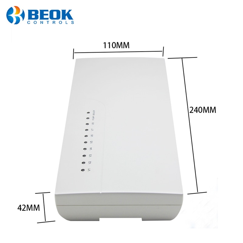 Beok 3A Water Floor Heating System Smart WIFI Thermostat Central Heating Wiring Centres Hub Controller Actuators for Gas Boiler