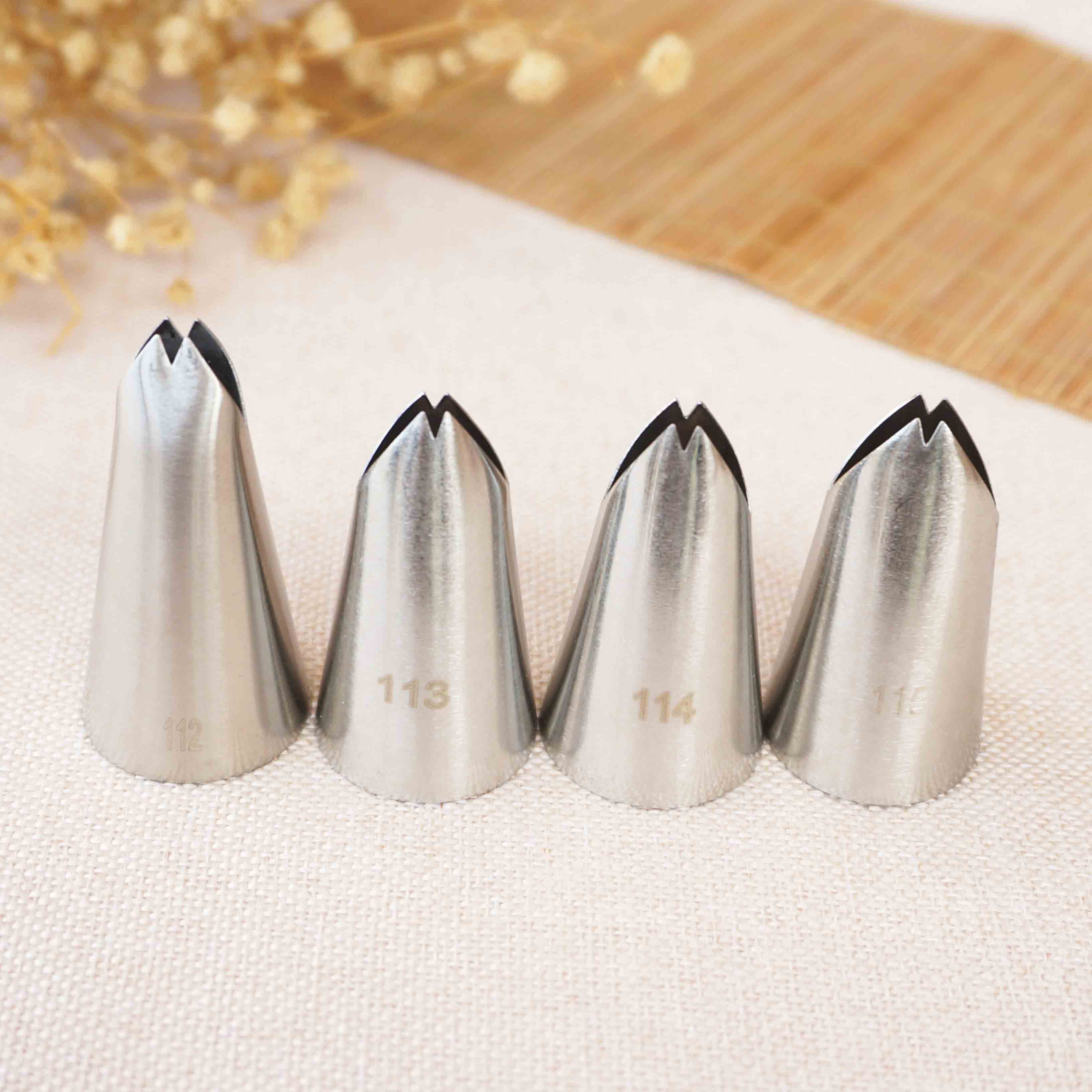 #112 #113 #114 #115 Bico De Confeiteiro Piping Dica Bicos Pastelaria Dicas de Decoração Do Bolo Do Copo Ferramentas de Cozimento Bakeware Criar Folha Folhas