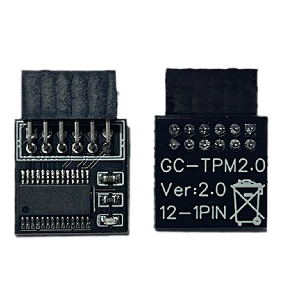 TPM 2.0 Encryption Security Module Remote Card Windows 11 Upgrade TPM2.0 Module 12 To 20pin To Support Multi-brand Motherboards