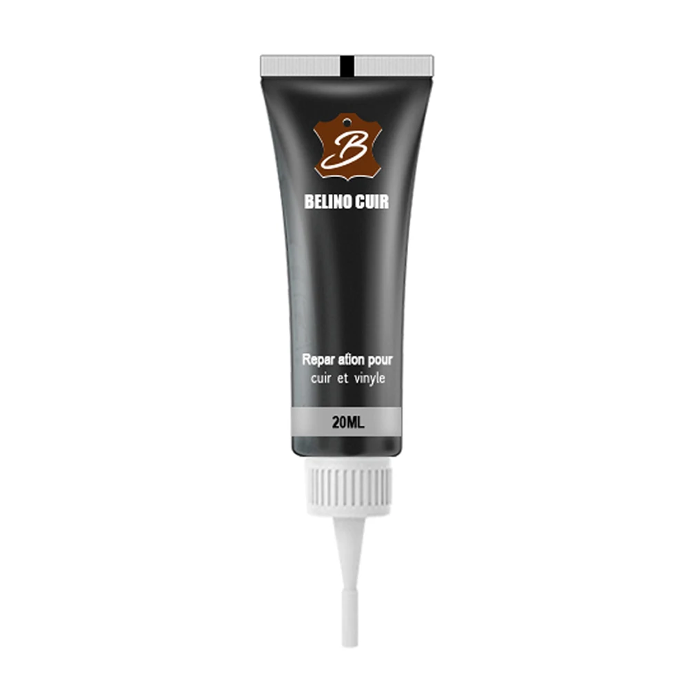 Pasta de relleno de cuero para asiento de coche, pasta de reparación de arañazos, crema de restauración de cuero Natural, relleno de agujeros para quemaduras y grietas, 60ml: YELLOW