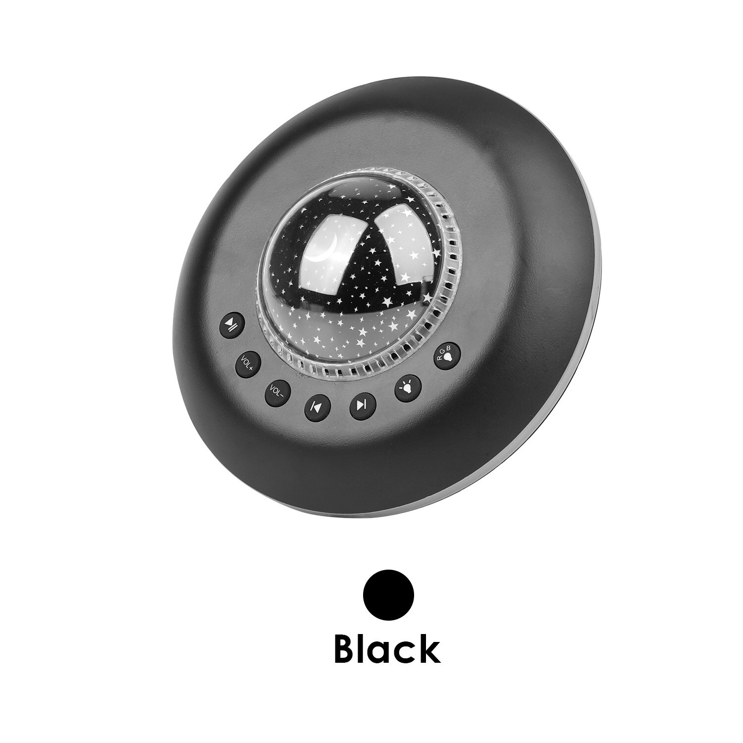 Baby Sleeping White Noise Machine USB Powered Timed Sleep Sound Machine with Star Projector Night Light 3 In 1 Multifunctional: Black