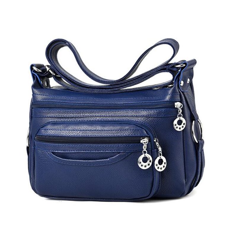 Yogodlns , bolso Crossboy para mujer, bolsos de cuero PU para mujer, bolsos de hombro de para mujer, bolso grande de hombro para señora, Bolsa: dark blue