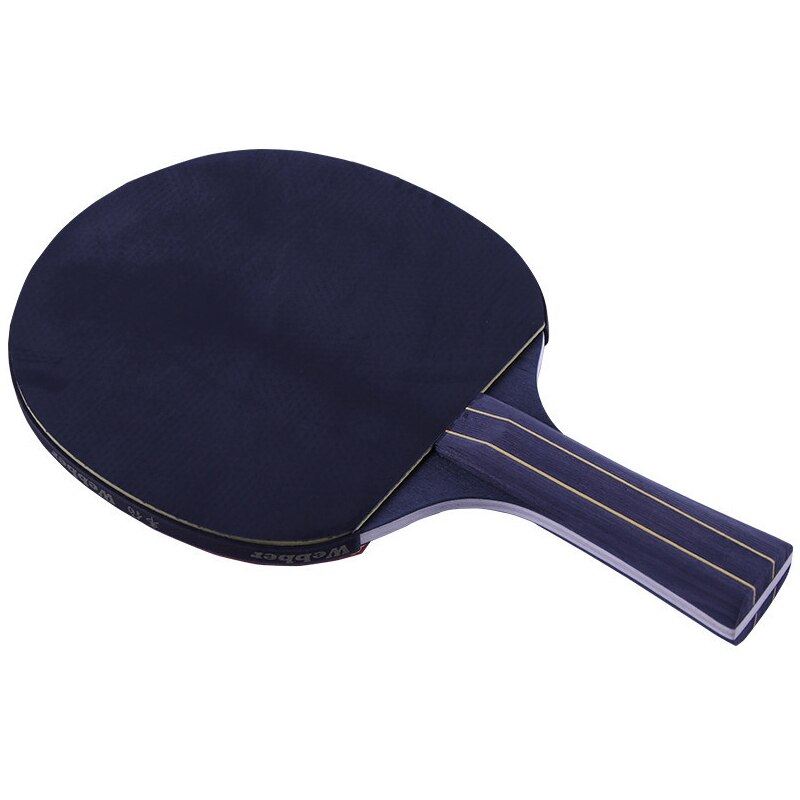 2 stk bordtennisracket kviser i langt kort håndtak nybegynner ping pong racketer trening bordtennis gummi med pose 3 baller