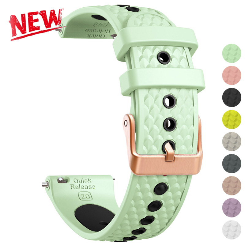 20mm Band Voor Huawei Horloge GT3 42mm/GT 3 Pro 43mm Polsband Correa voor Huawei GT2 42mm Siliconen Horlogeband Sport Armband